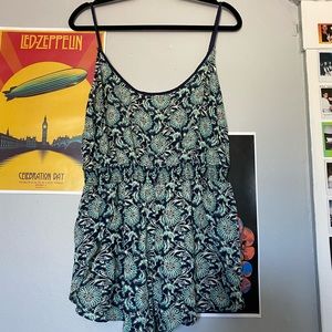 'Ecote' Floral Print Romper